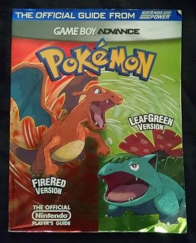 Official Nintendo Pokemon FireRed Version & Pokemon LeafGreen Version Players Guide
