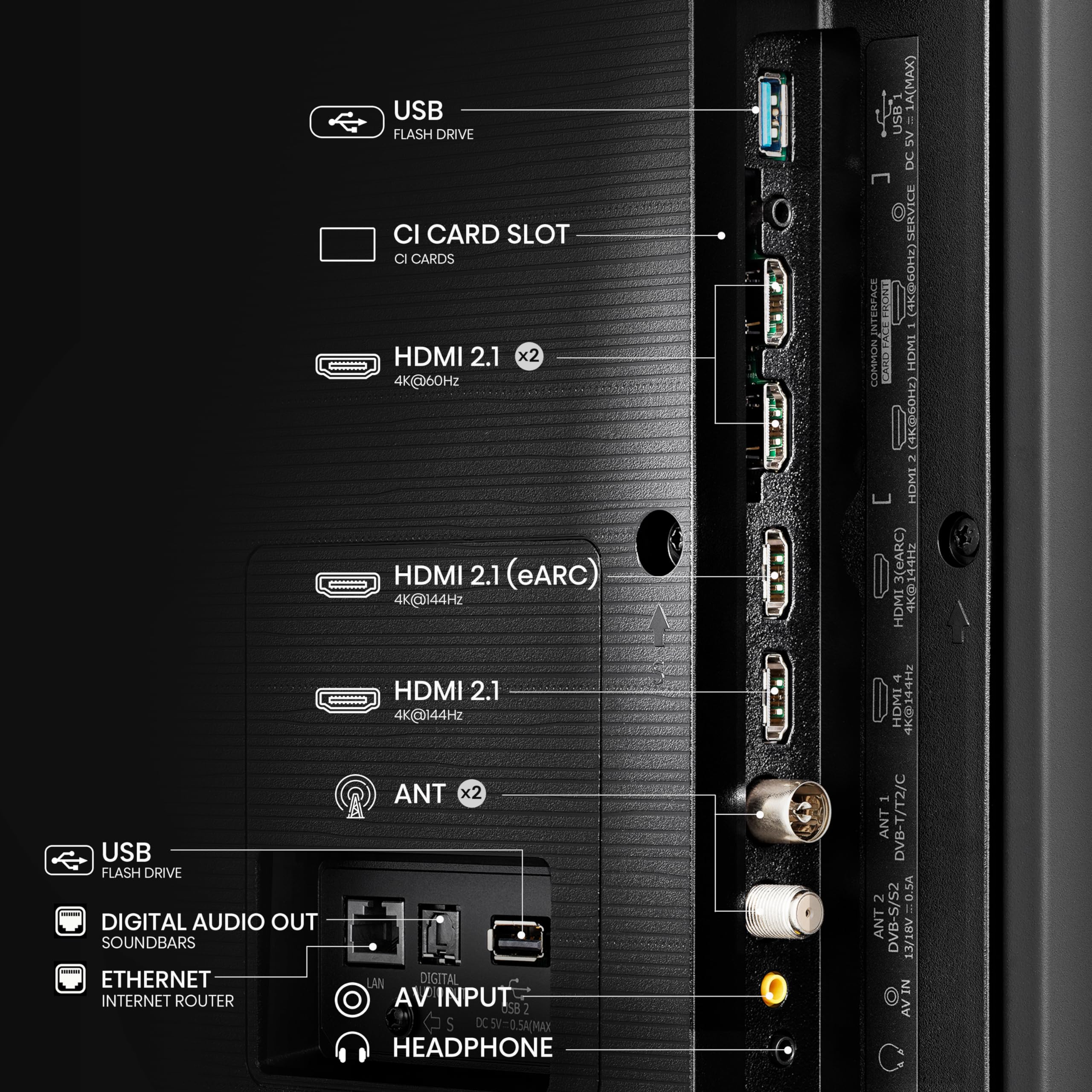 Hisense100 Inch 4k 144hz Qled Vidaa Dolby Atmos Hdr Vrr