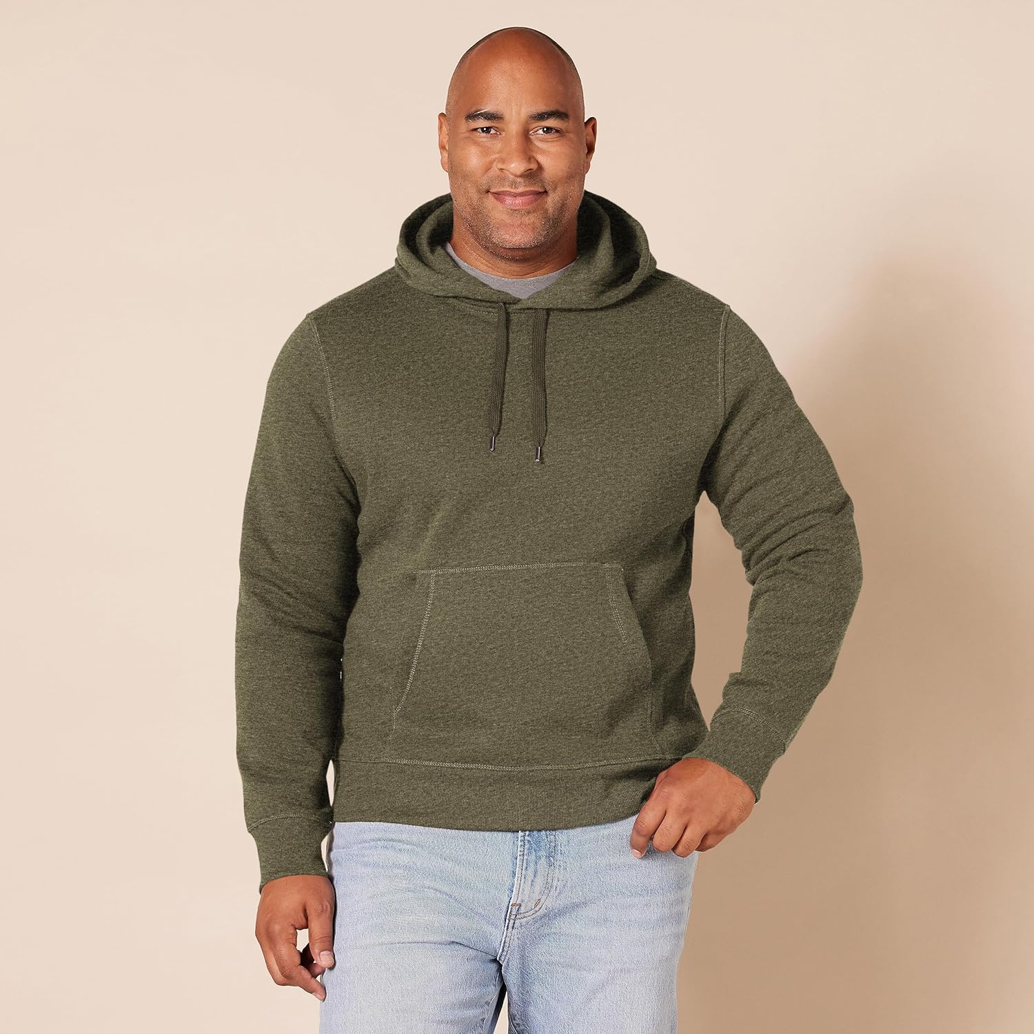 Amazon Essentials Men's Pullover Sweatshirt Hoodie, Big & Tall Options Available - Image 6
