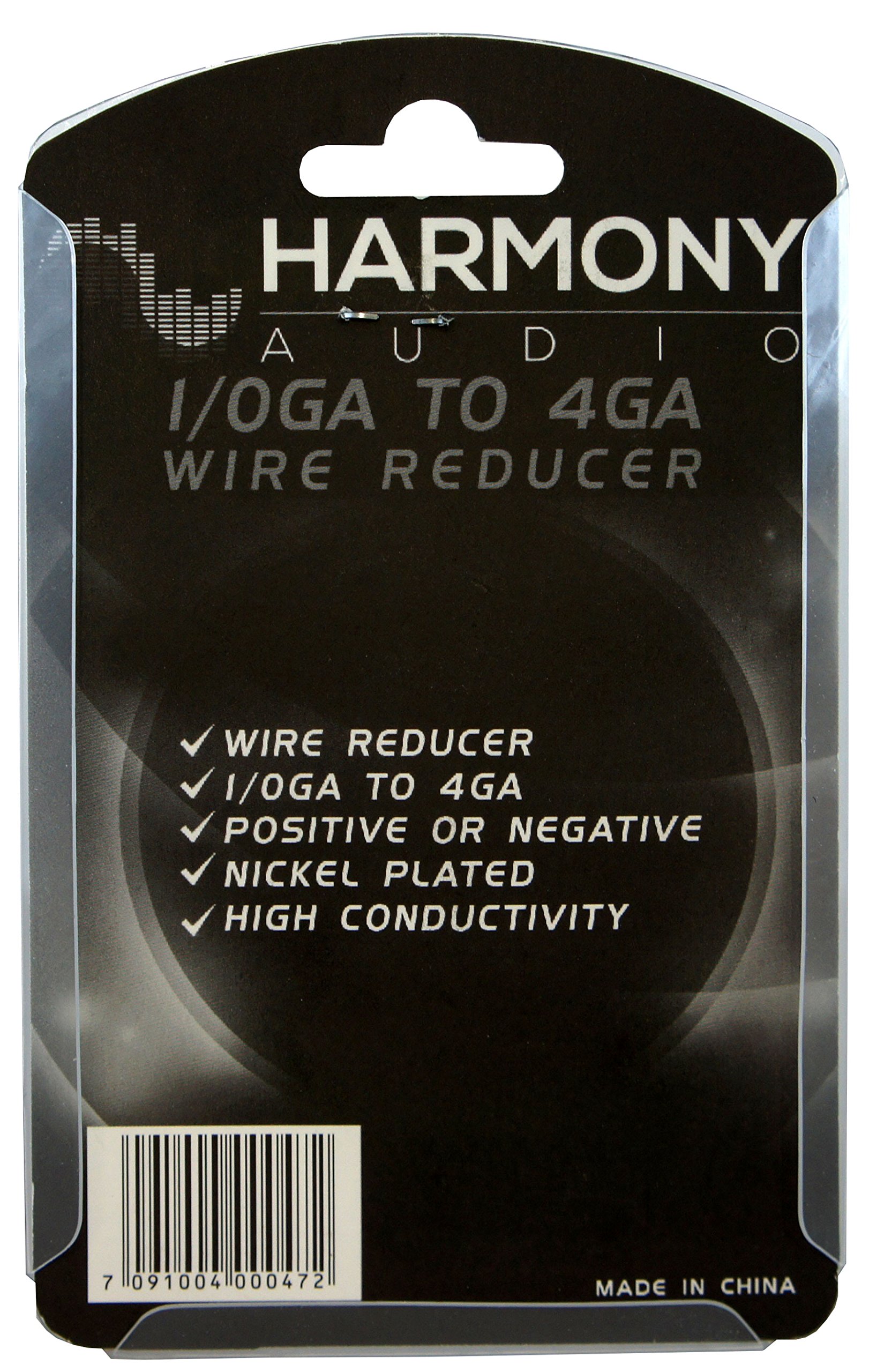 Harmony Audio HA-WR04 Car Stereo Power Or Ground 1/0 To 4 Gauge Wire Reducer - Nickel - Foto 5
