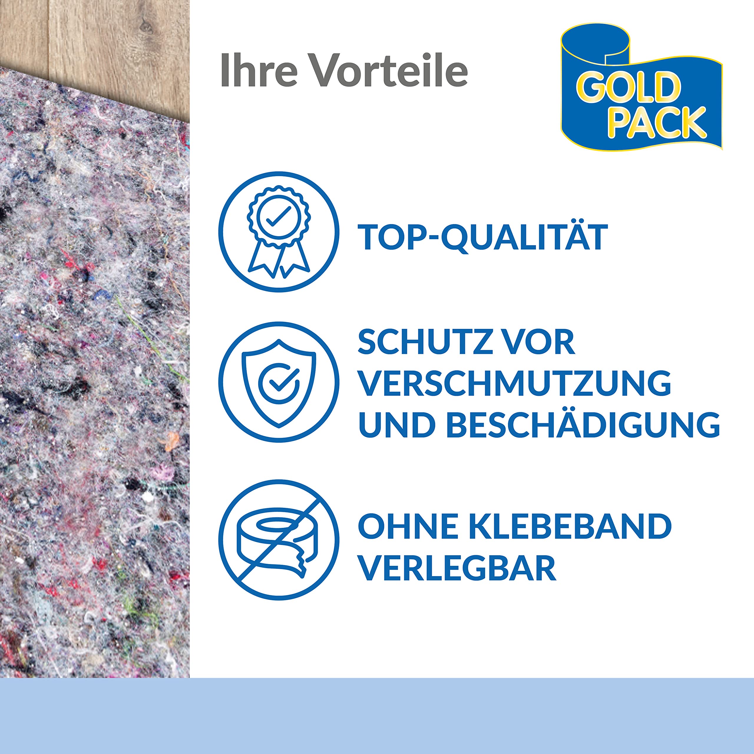 Malervlies GOLD pack "Classic", Abdeckvlies 50 m
