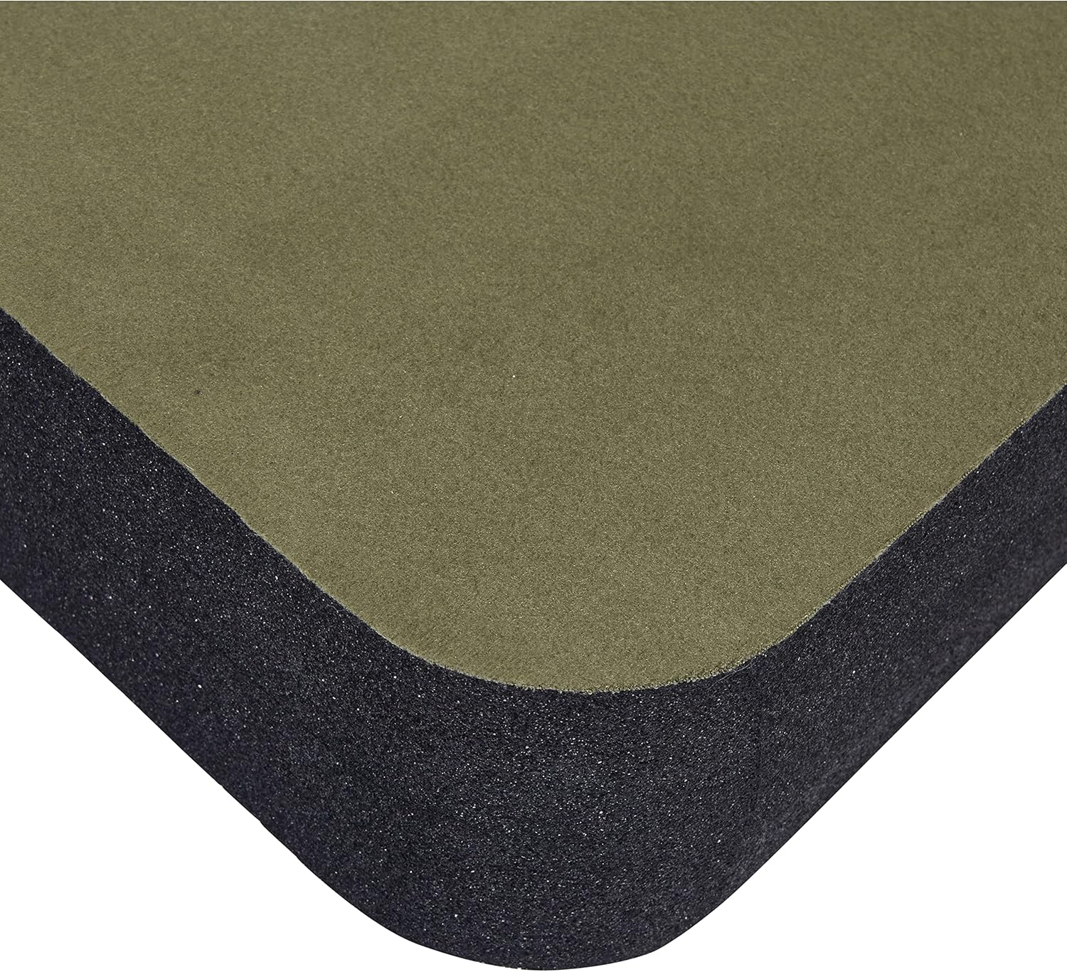 Olive Green Foam Outdoor Seat Cushion with Handle