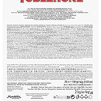 Vista 18 de TOBLERONE Barra de chocolate blanco con turrón de miel y almendras, chocolate a granel, 20 barras de 3.52 onzas