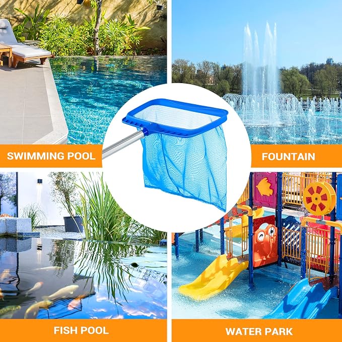 Red Saca Hojas para Piscina con Marco Reforzado y Alta Capacidad miniatura 6
