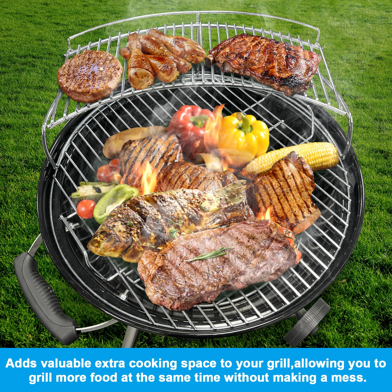 Grill Rack Kettle Grills Stainless Steel Cooking Rack For Kamado