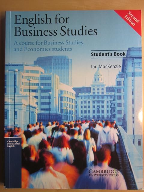 Portada de Ant/english for business studies.st camte
