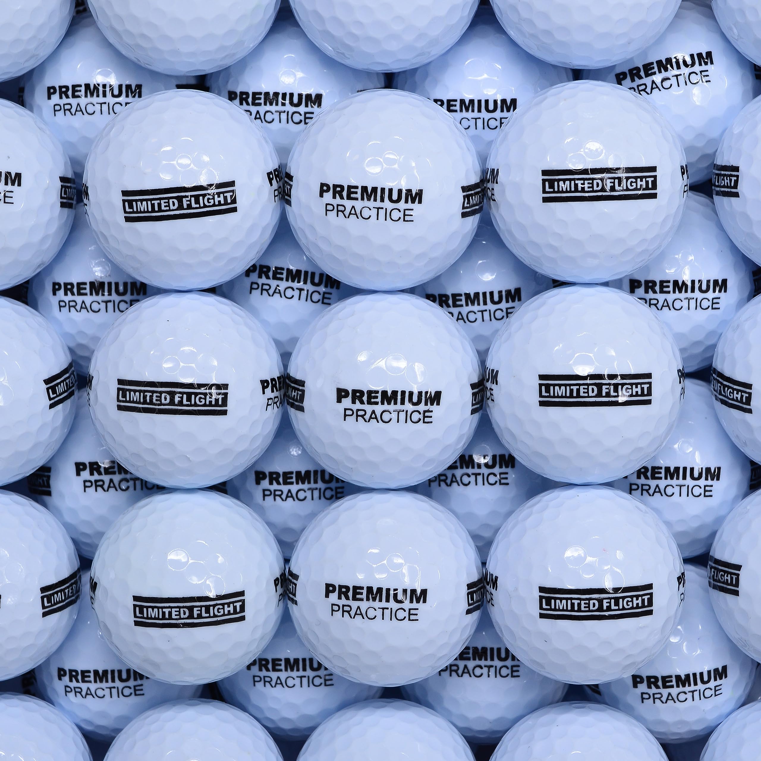 Second Chance Range Golf Balls - 2 Piece Construction, Limited Flight, Standard Golf Balls for Driving Ranges, 12 White Golf Balls