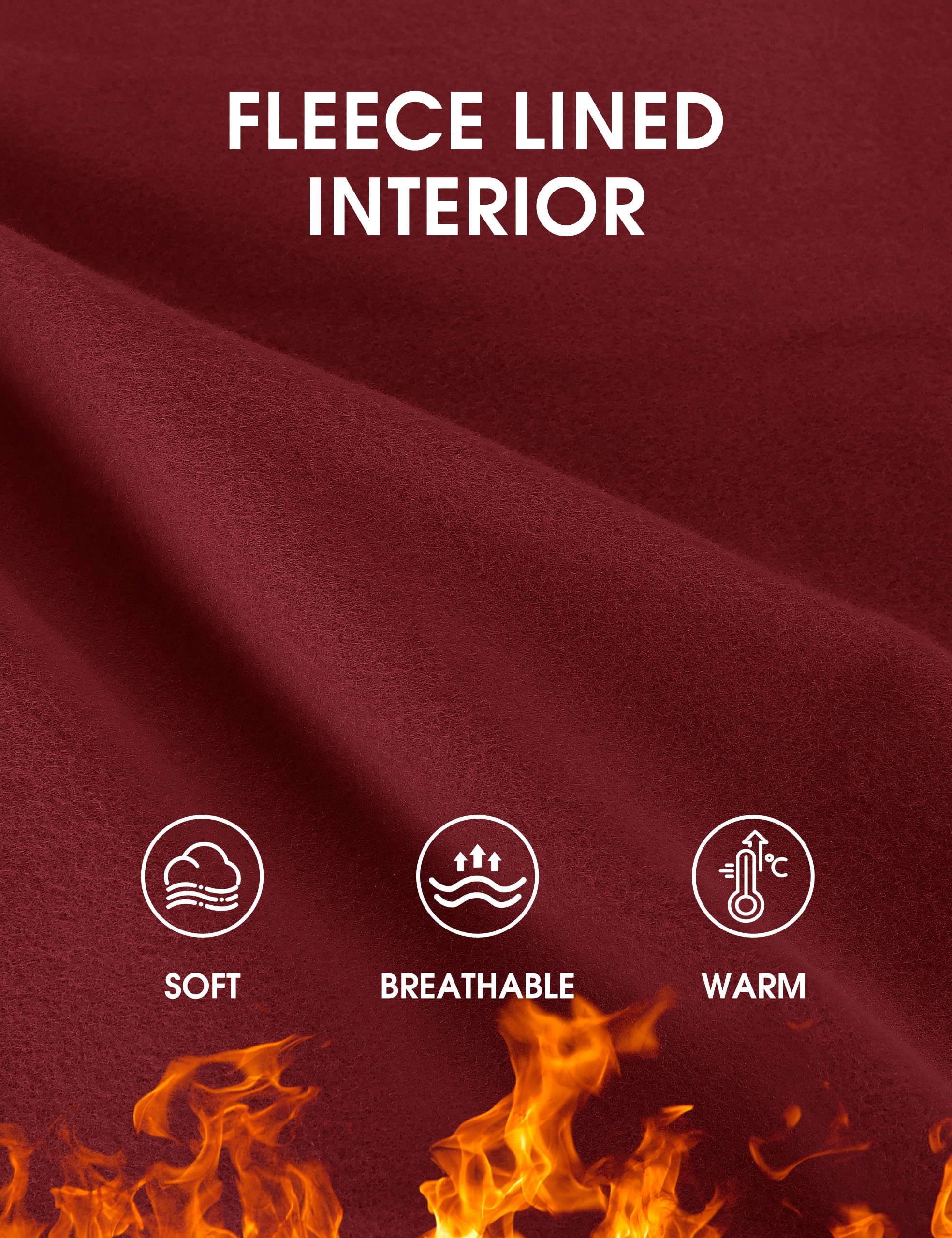 Desol Leggings térmicos con forro polar para niña, cintura alta, acampanados, pantalones de yoga cálidos con bolsillos, ropa preparada