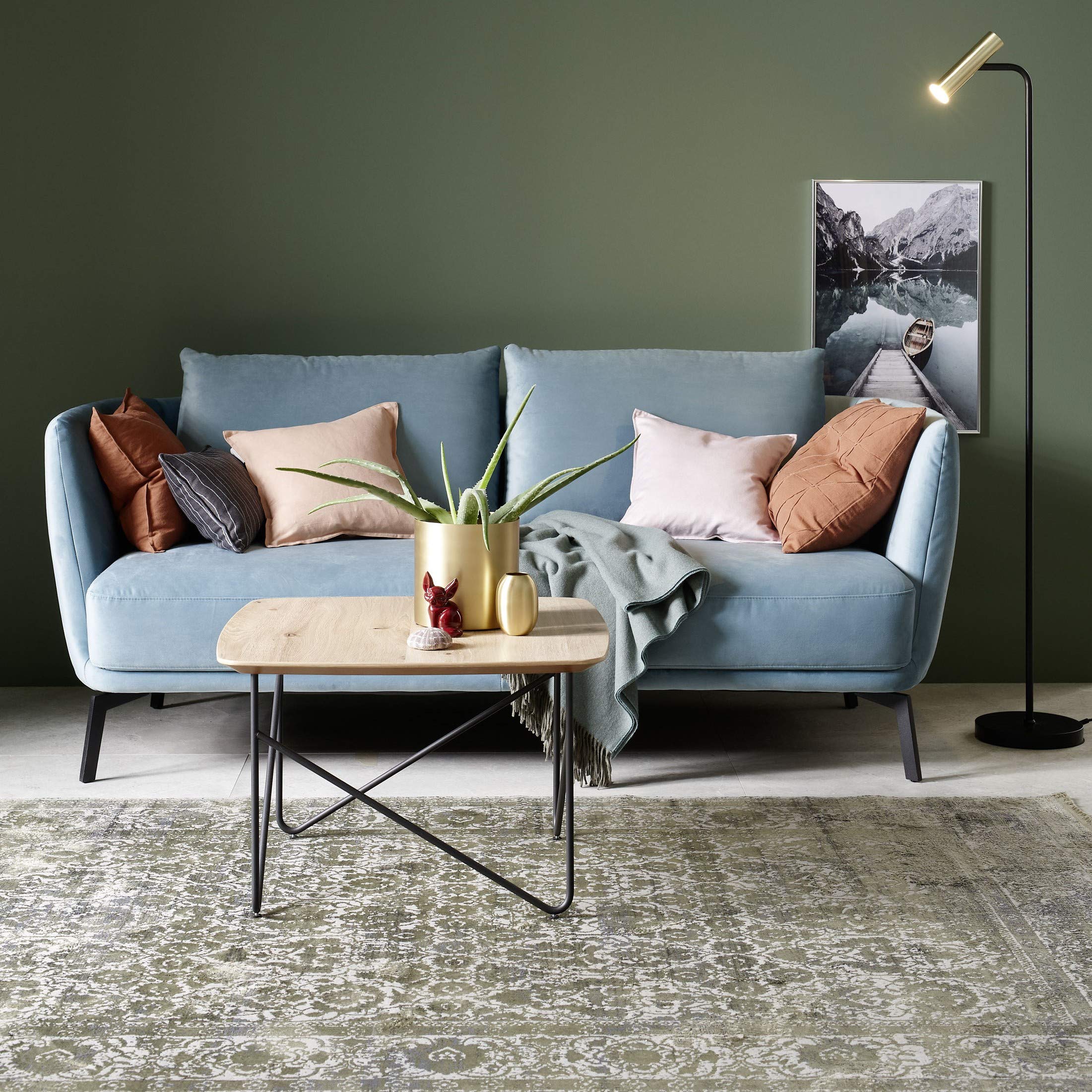 Schöner Wohnen Kollektion Lino, federa decorativa per cuscino antracite, 40 x 40 cm, senza imbottitura, in misto lino e cotone, lavabile