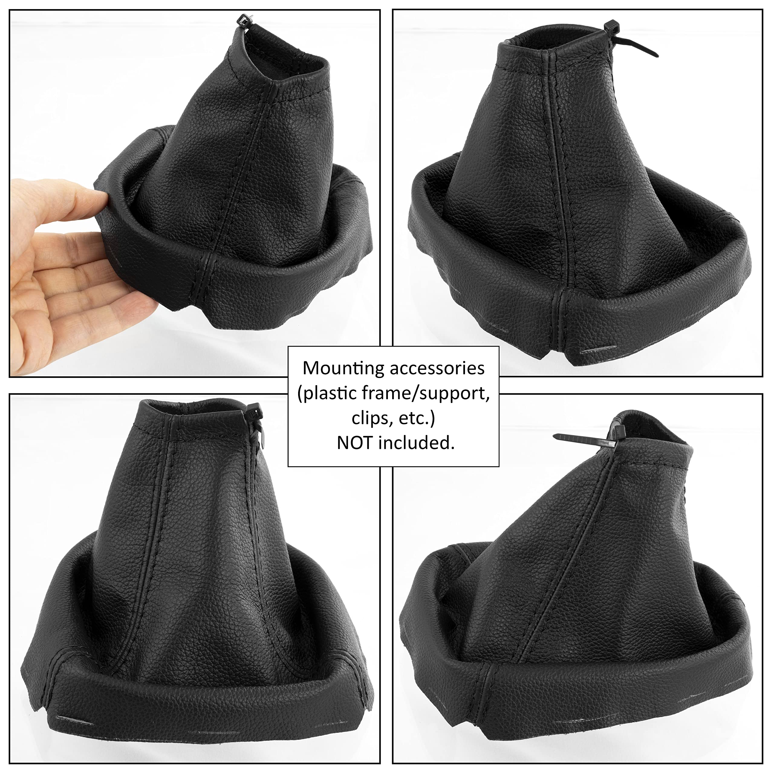 Soufflet Levier Vitesse Toyota Yaris I 1998-2005 - Cuir Synthétique Noir - AERZETIX C57828