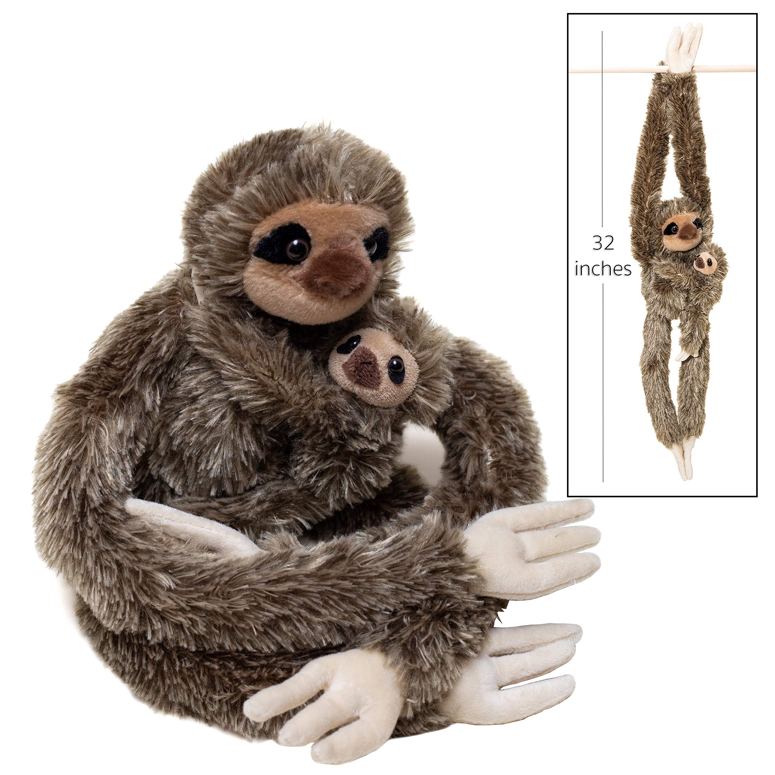 Buy Edgewood Toys 32Inch Hanging Sloth Stuffed Animal with Baby