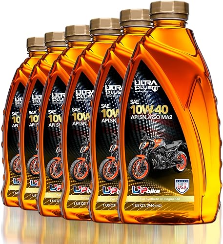 Aceite de motor Ultra1Plus SAE 10W-40 completamente sintético 4T, API SN, JASO MA2