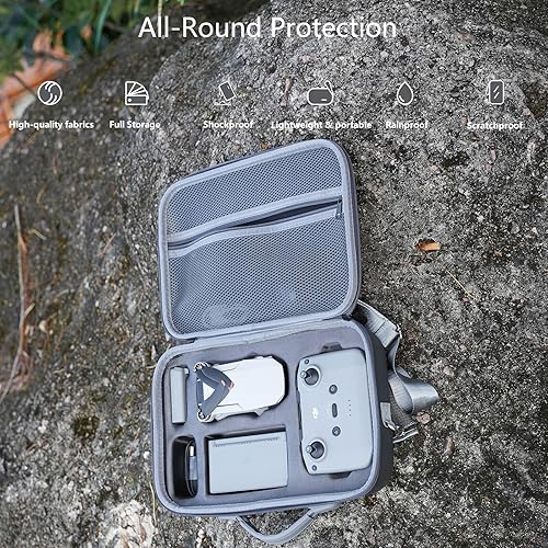 Vista 11 de Bolsa de almacenamiento para Mini4 -Mini 4 Pro Drone Case Hard Shell Travel Controller 2/DJI RC 2/DJI RC-N2 Remote Controller & Accesorios DJI Mini