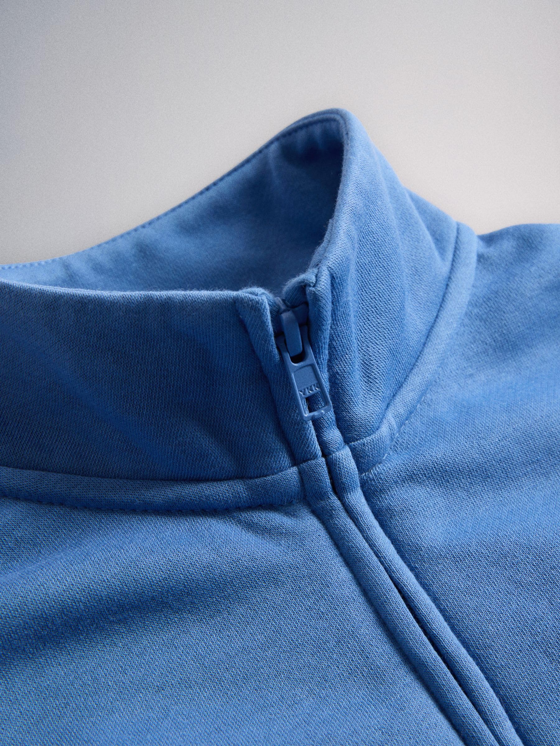 THE SET Mädchen Kurze Reißverschlussjacke aus Jersey mit Trichterkragen und Shorts, 2er-Pack