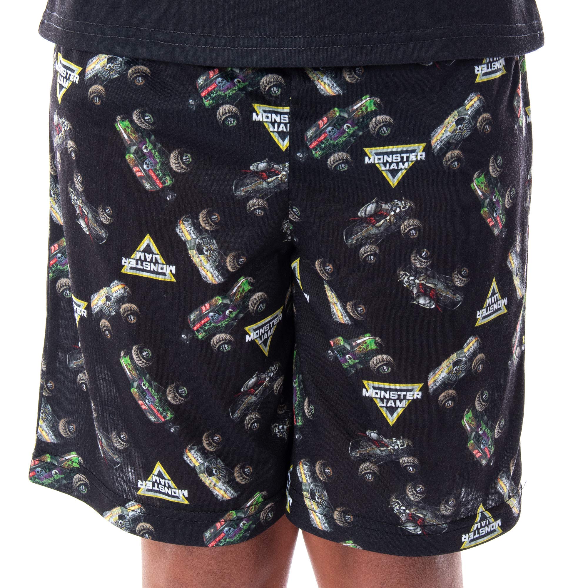 INTIMO Monster Jam - Juego de pijama para niños con diseño de pirata (MAX-D, Grave Digger Monster Truck