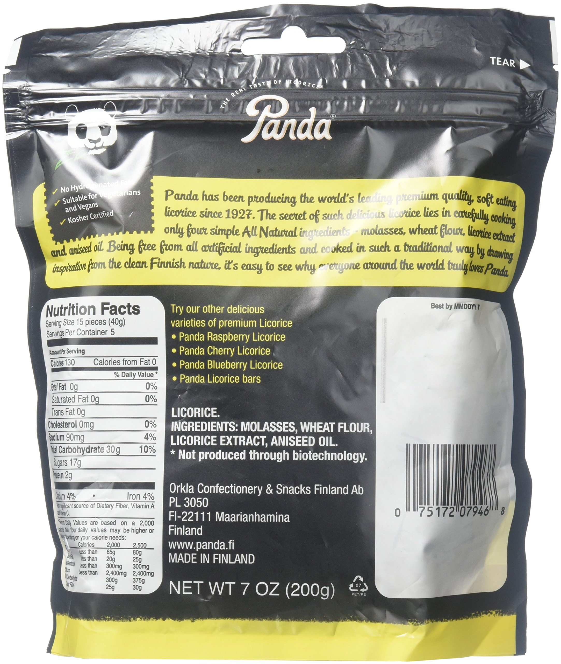 Buy Panda Natural Licorice Chews 7oz (pack Of 4) Wiley Wallaby 24 Ounce