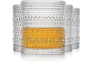 Vintage Hobnail Drinking Glasses: Timeless Elegance for Your Classic Cocktails