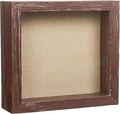 Vista 17 de Shadow Box - Marco de fotos de madera natural de 12 x 16 pulgadas con parte trasera de lino para recuerdos, alfileres, premios, medallas, entradas