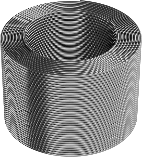 ARKA Manguera de silicona - 4/6 mm, 200 m, gris