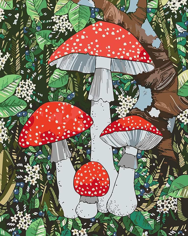 Мухоморы картинки рисунки