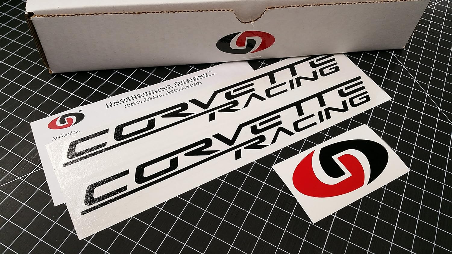 Pair Of Red 6.0L LS2 Engine Emblems – For Chevy GM Cadillac Corvette – Brand New