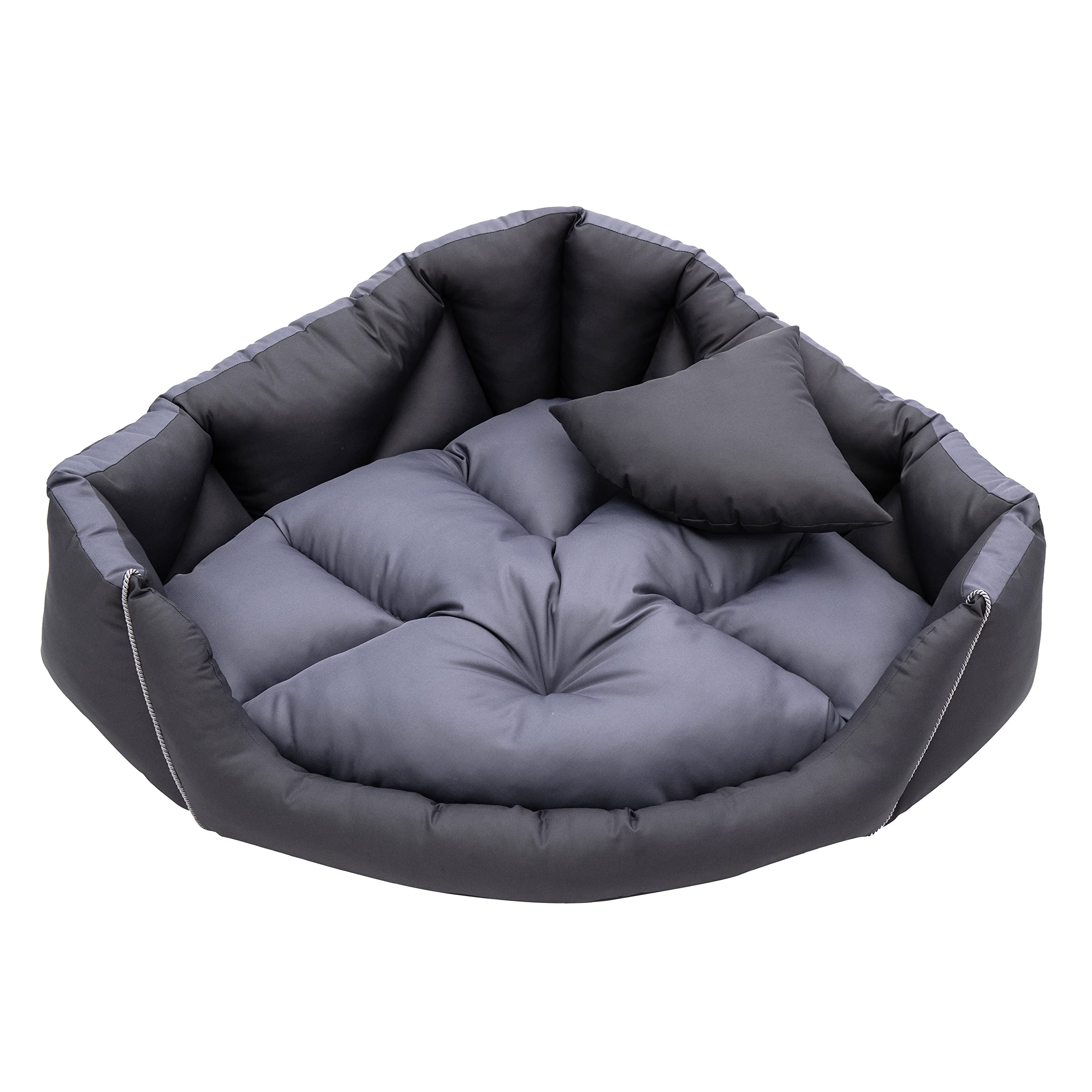 Salla Hundebett Wasserdicht – Kratzfeste Liegematte 100x80 Cm, Grau (Graphit)