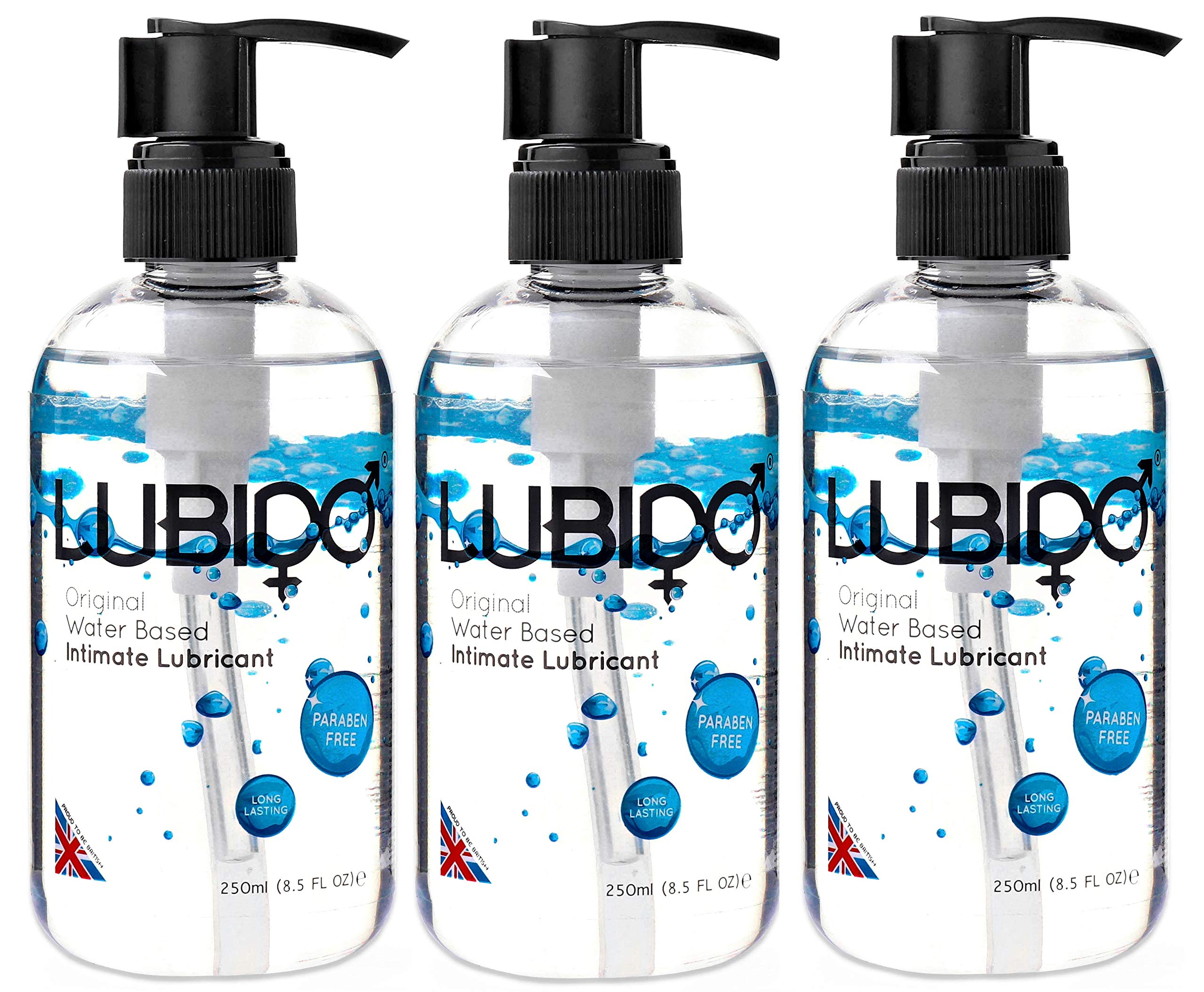 Lubido Original Water Based Paraben Free Intimate Gel Lube 250ml