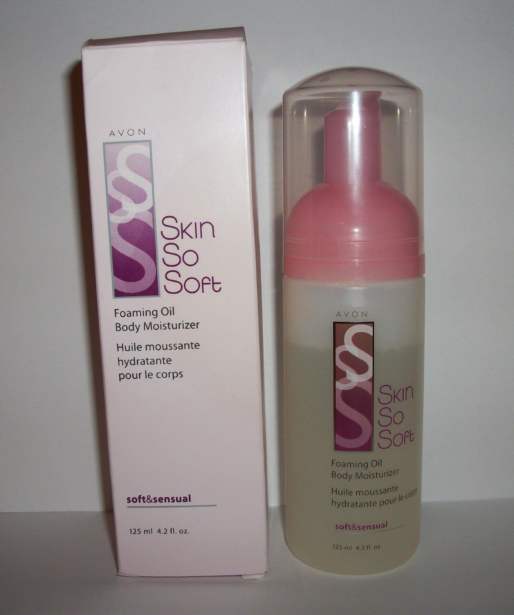Avon Skin so Soft Foaming Oil Body Moisturizer Soft & Sensual Huile Moussante Hydratante pour le corps