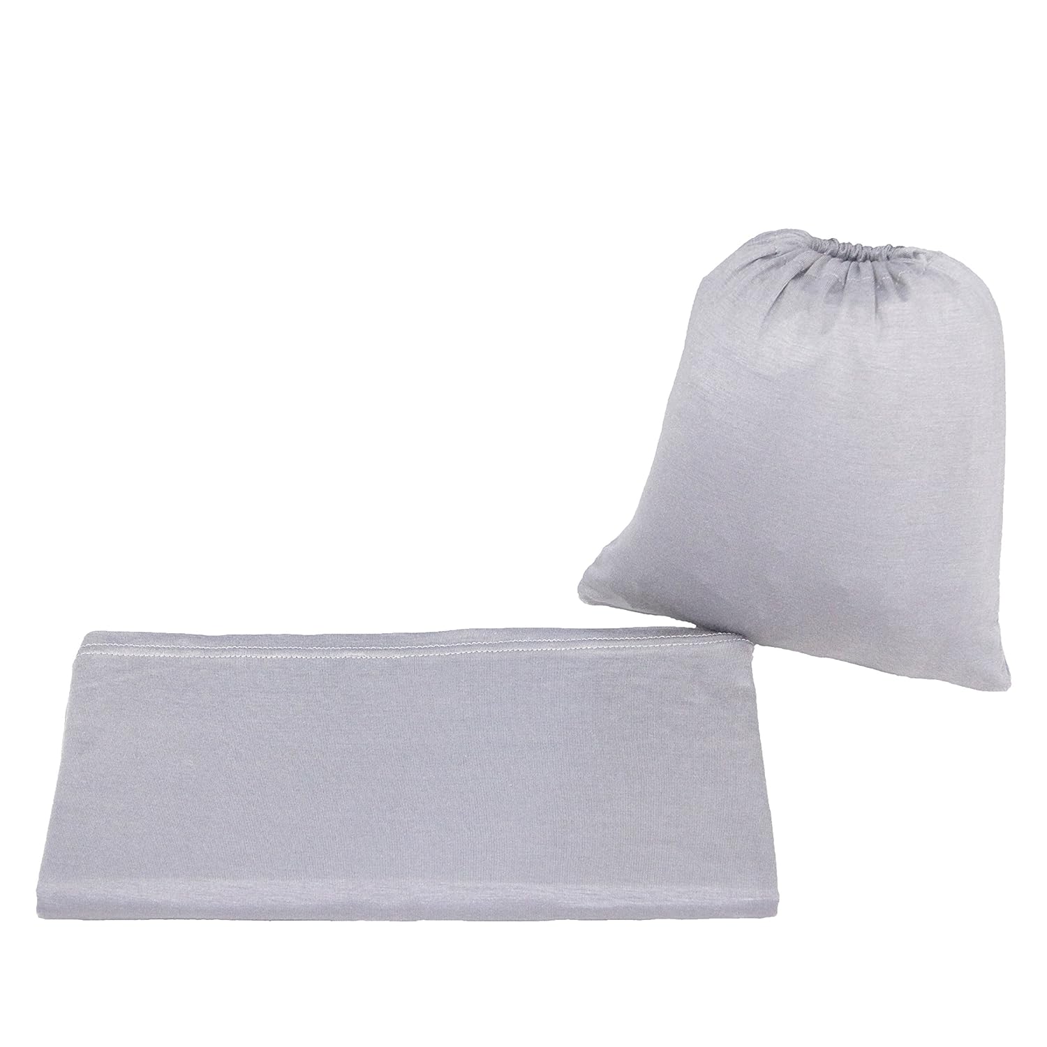 JLIKA Baby Car Seat Covers - Stretchy Infant Canopy and Nursing Cover for Breastfeeding Newborns Infants Babies Girls Boys Best Shower Gift Maternity Apron Infinity Scarf carseats (Gray Fog)