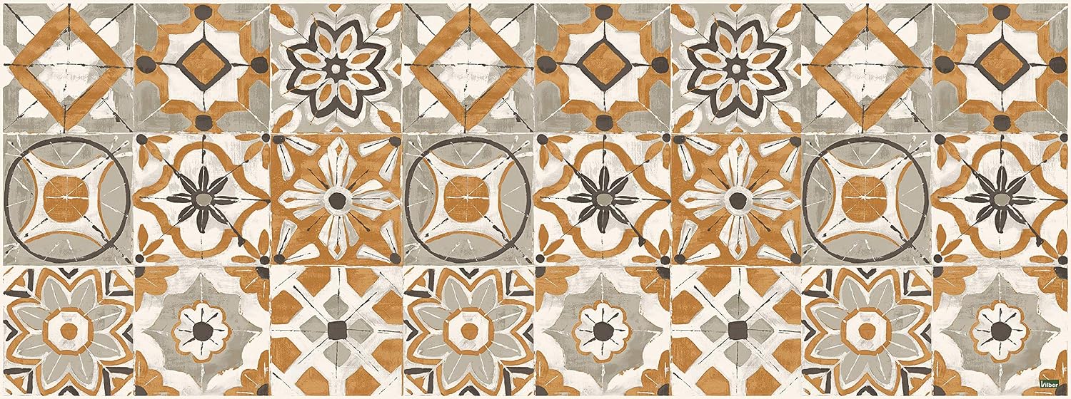 KOLLAR Vinyl Rug, Orange, 50 x 140 cm (Rectangular)