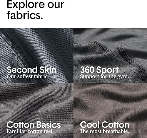 Miniatura 7 de Tommy John Ropa interior para hombre de 4 pulgadas, bolsa de hamaca para mayor apoyo, tela de segunda piel para una comodidad apenas