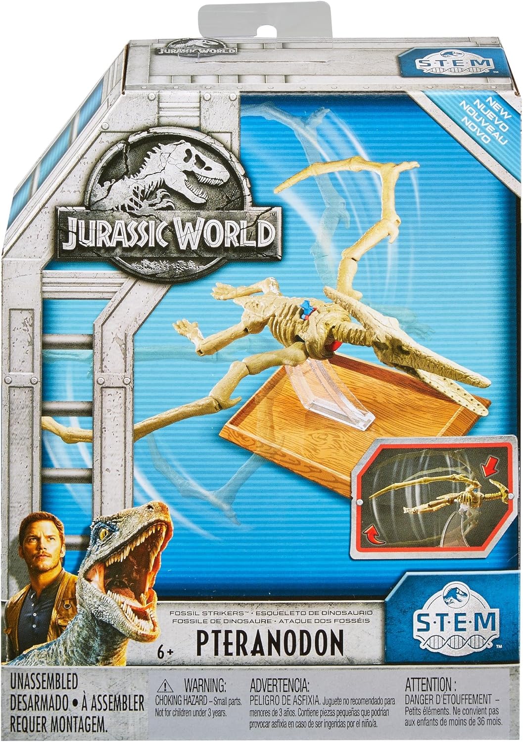 JURASSIC WORLD STEM FOSSIL STRIKERS Pteranodon