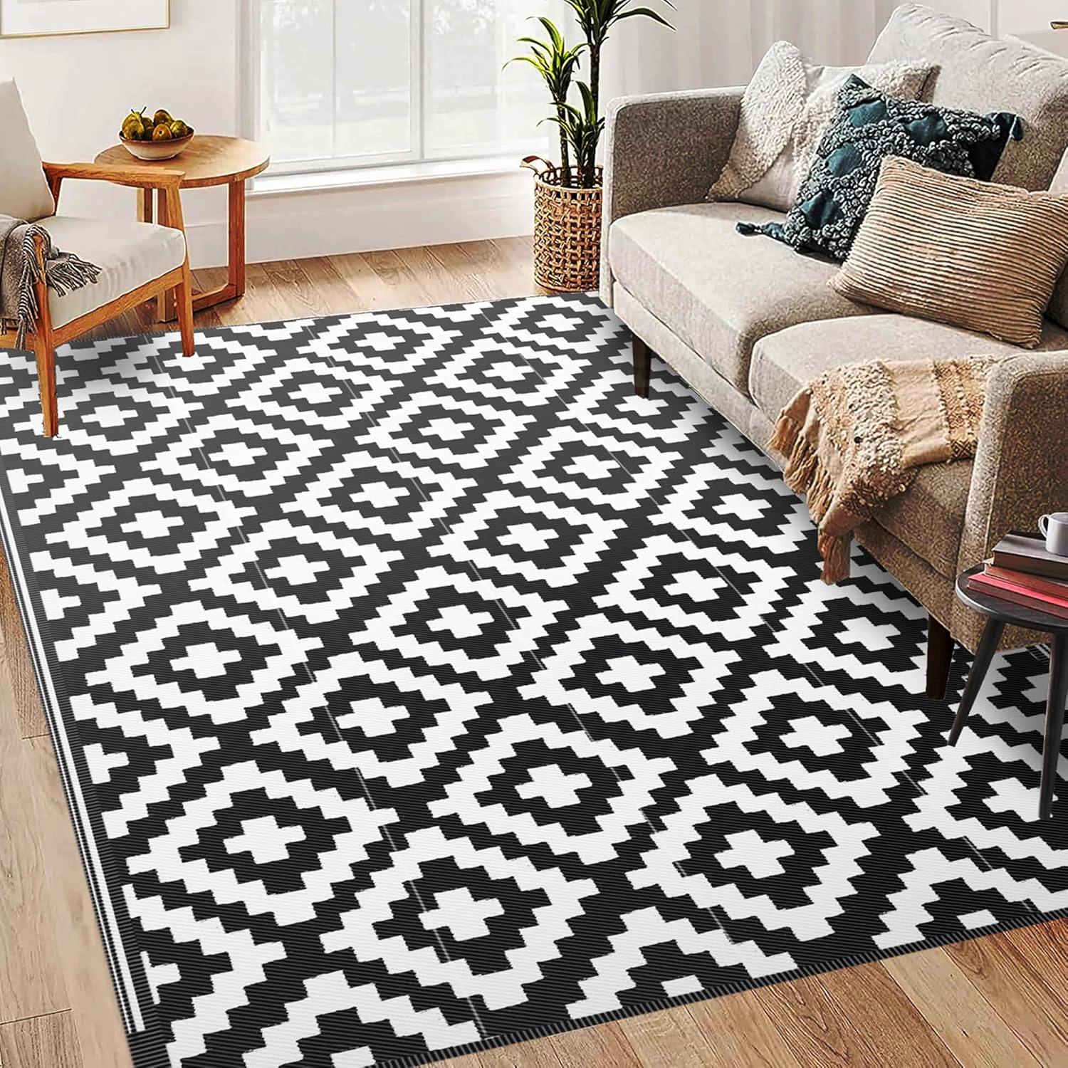 Albert Austin Large Outdoor Rug 150 x 250cm for Garden Patio UV