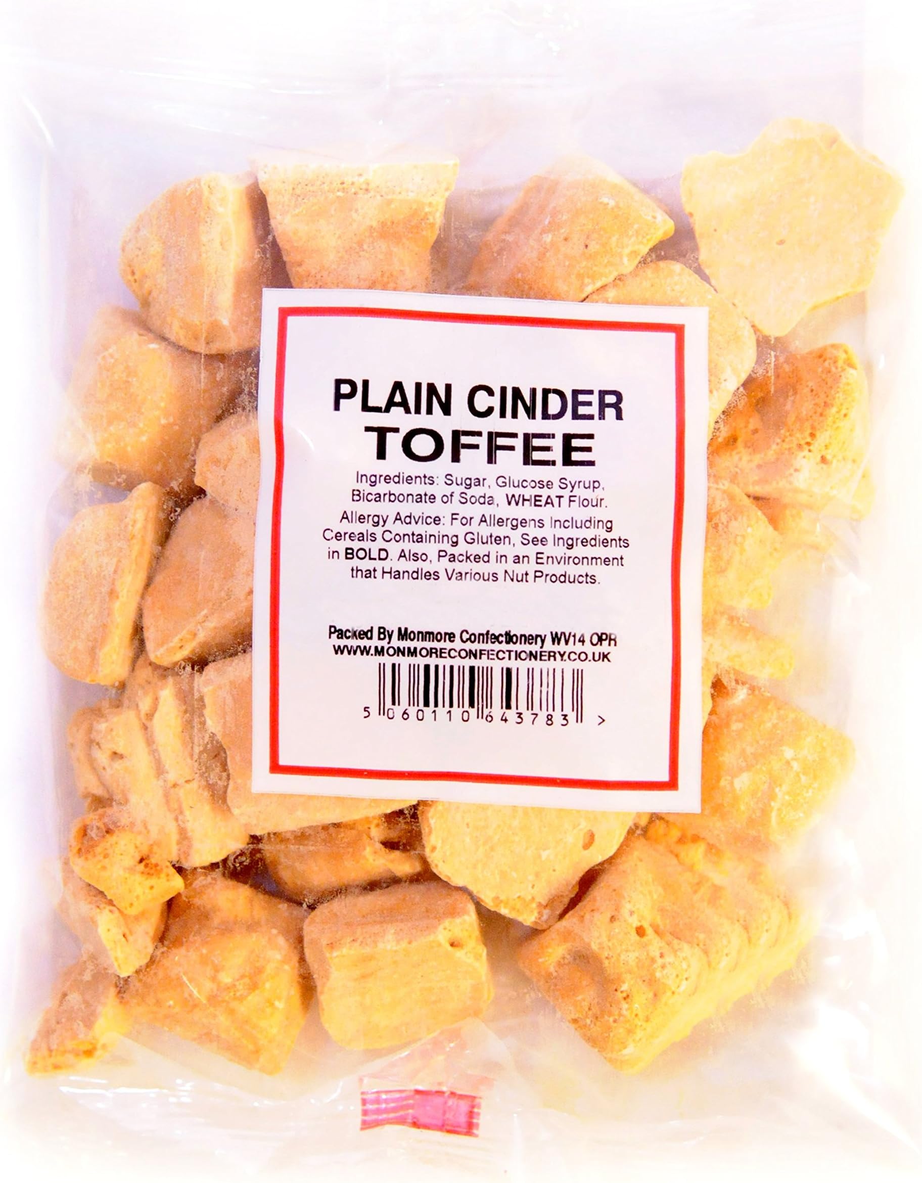 Monmore Plain Cinder Toffee 120g, (Pack of 1)