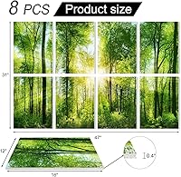 Vista 6 de YPY Paneles acústicos para paredes: 8 unidades de 48 x 32 pulgadas, paneles acústicos decorativos para amortiguar el sonido, tratamiento absorbente