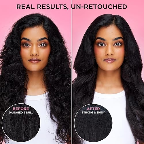 Miniatura 2 de L'Oreal Paris Acondicionador Bond Repair sin sulfato para cabello dañado, fortalece el cuidado del cabello con ácido cítrico, repara los lazos