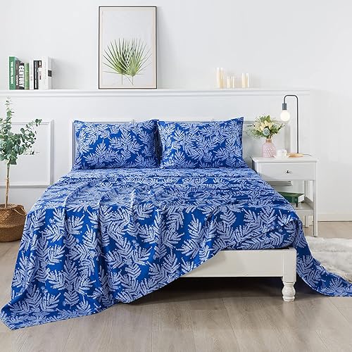 Vista 2 de SOFTTA - 1 funda nórdica + 2 fundas de almohada Paisley Modern Juego de cama 100% algodón egipcio