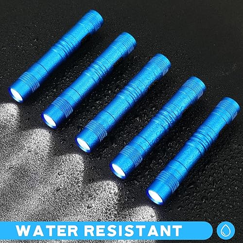 Miniatura 5 de 20 mini linternas de luz para bolígrafo, linternas de bolsillo para enfermeras con clip, linternas pequeñas LED delgadas de mano para exteriores sin