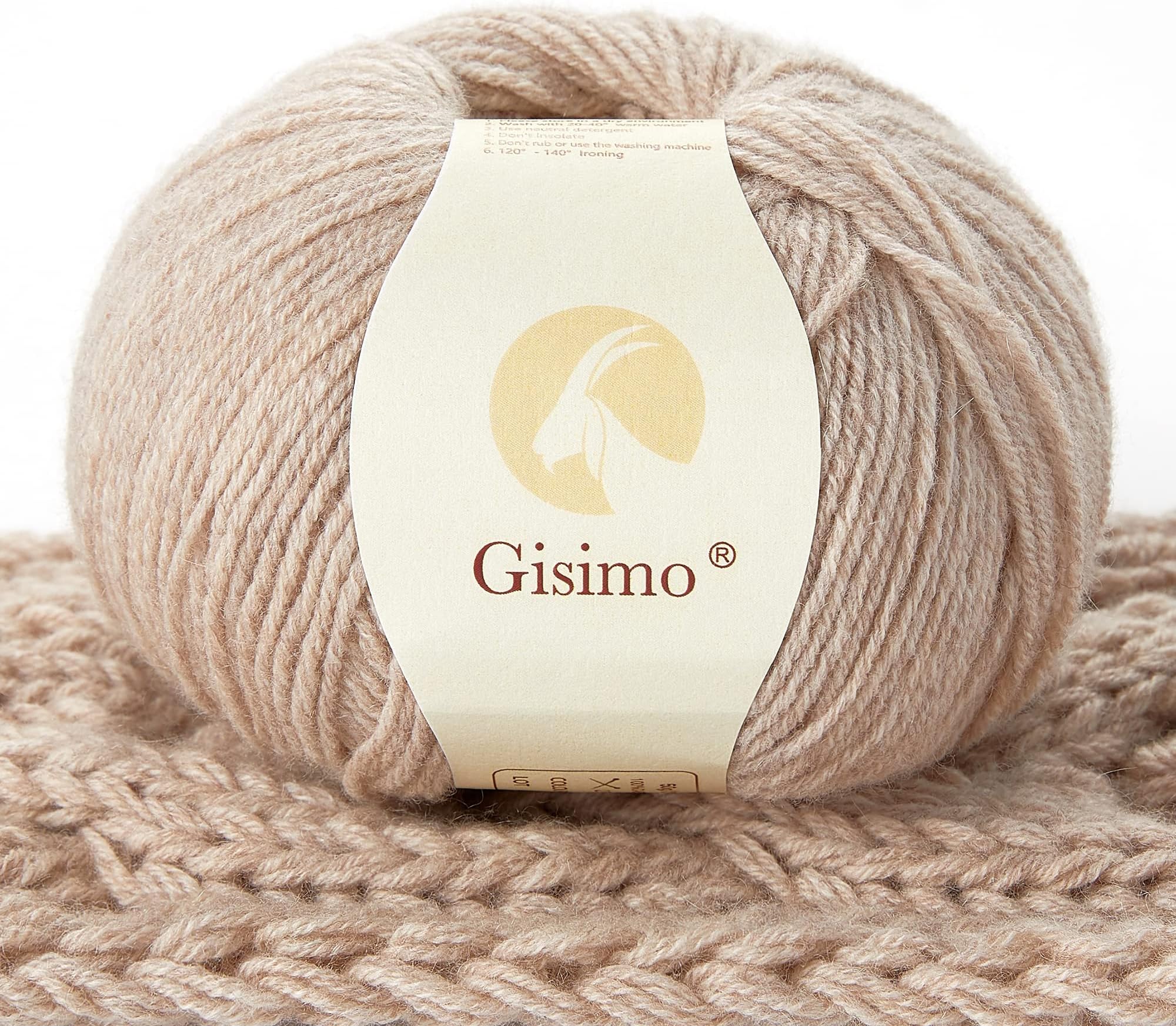 100% Inner Mongolian Cashmere Yarn Luxurious Hand Knitting Yarn Home Necessity for DIY Crafts