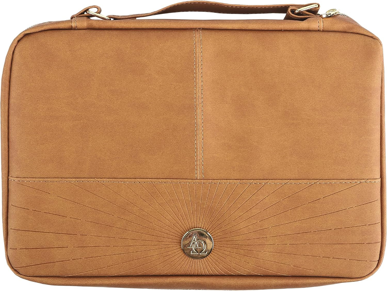 Salt & Light, Alpha & Omega Organizer Bible Cover, Imitation Leather, Tan, X-Large