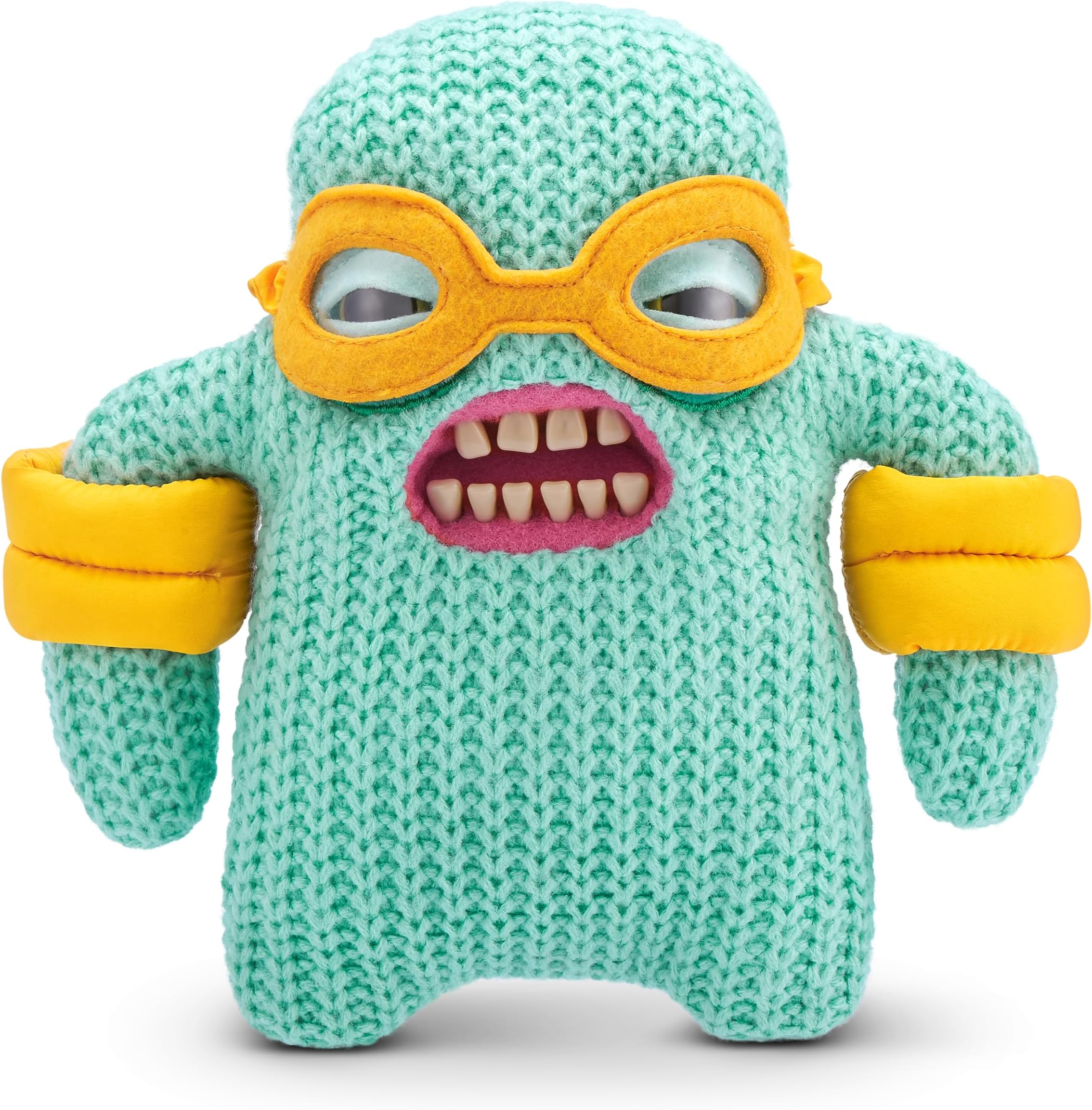 Vacay Vibes 9-inch by ZURU, Funny Ugly Monster Plush Toy, Soft Doll Plushies for Kids and Adults (Mr Needles)