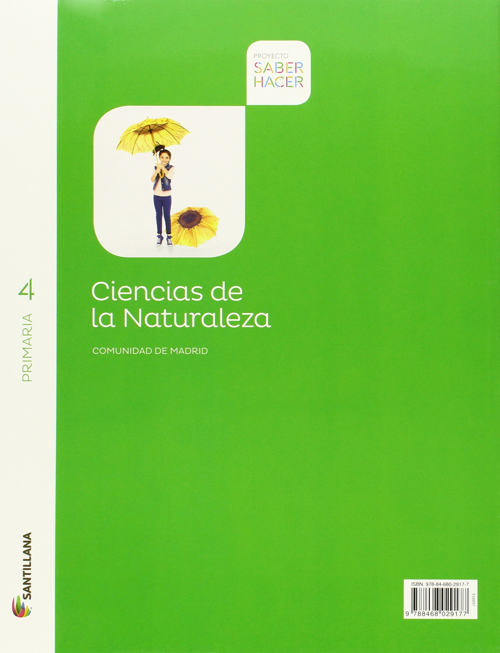 CIENCIAS NATURALES MADRID 4 PRIMARIA SABER HACER