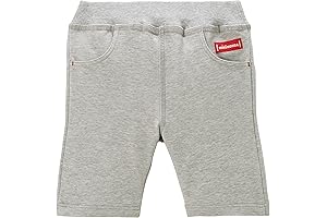 Mikihouse Soft and Sustainable 6/4 Length Plain Logo Pants