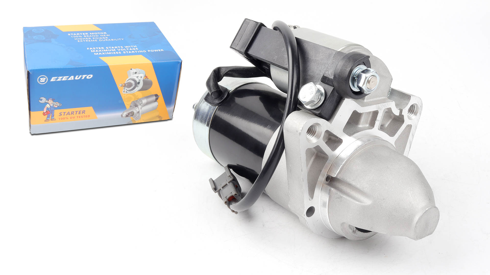 Image of 19068N Starter Replacement New for Infiniti 09-13 FX50 5.0L,11-13 M56 QX56, 14-19 Q70 QX80,Nissan Armada Titan 2010-2015, Titan XD 2016-2019, Pathfinder 2011-2012, NV2500 NV3500 13-19 5.6L