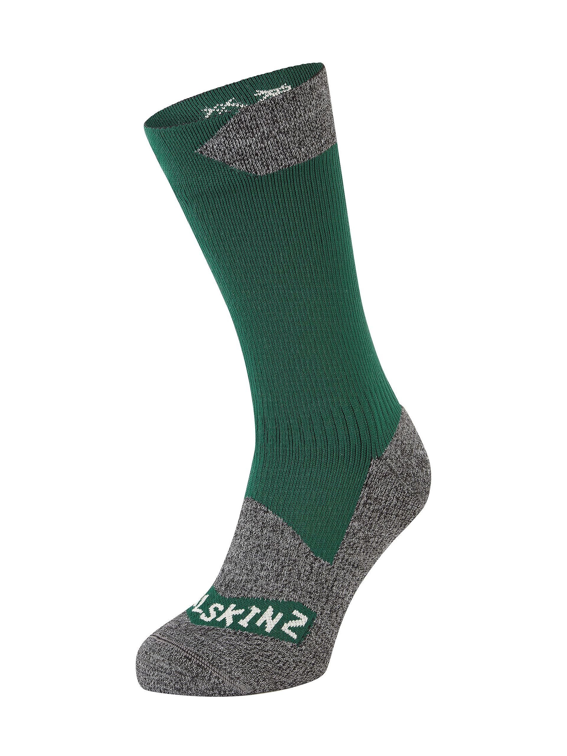 SEALSKINZ | Raynham | Unisex Waterproof All Weather Mid Length Sock | Running, Trekking, Camping & Everyday Use | Merino Wool Lining | 4-Way-Stretch