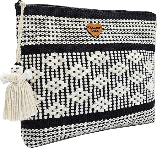 Miniatura 7 de Makeup bags, Cosmetiquera Artesanal de Telar. Souvenir & Regalo Mexicano. Oaxaca Gift. Handmade bags from Oaxaca Mexico. (Rositas)