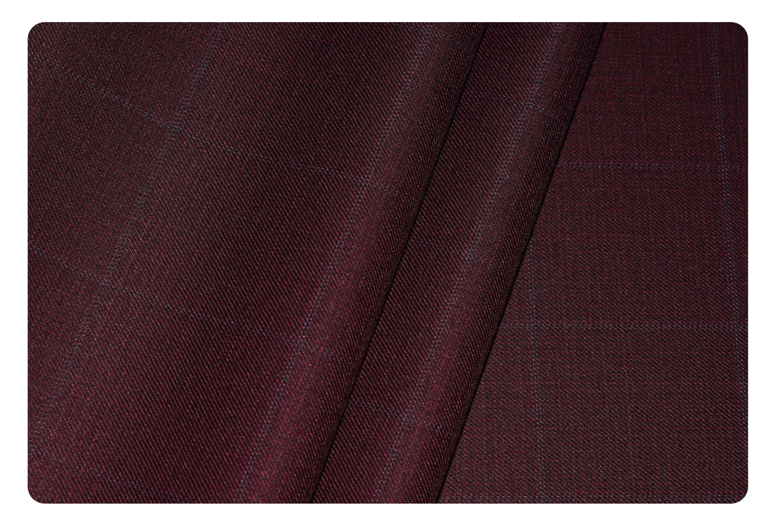 arvind Men's Super 120's Merino Wool Checkered Unstitched Trouser or Blazer Suit (RB29K2)-picture-33