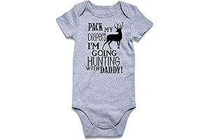 Adorable and Humorous Baby Bodysuit in Camouflage Print