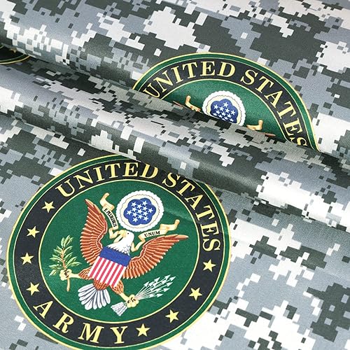 Miniatura 3 de VISI-ONE Cortinas de ducha de camuflaje del ejército estadounidense, que miden 72 x 72 pulgadas, tela de alta calidad, cortinas de ducha de