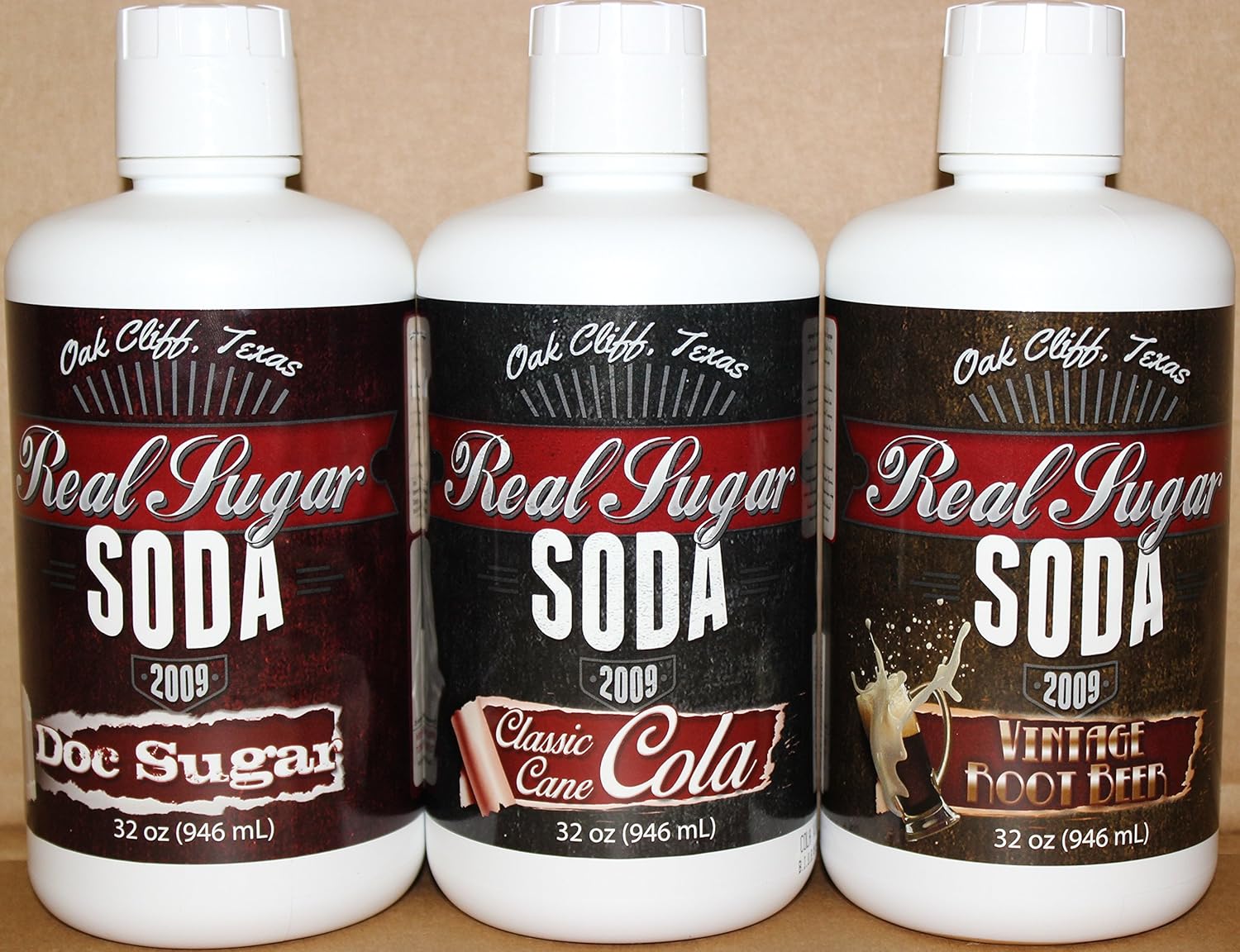 Real Sugar Cola Syrup - Small-Batch Craft Soda from Oak Cliff Beverage Works - 12 pack
